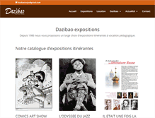 Tablet Screenshot of dazibao-expo.com